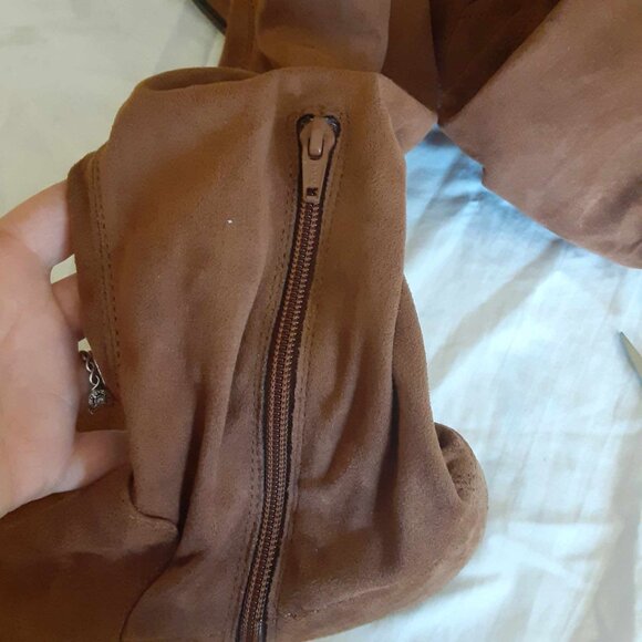 a new day Sidney thigh high tall boots Cognac Size 11 - Picture 7 of 12
